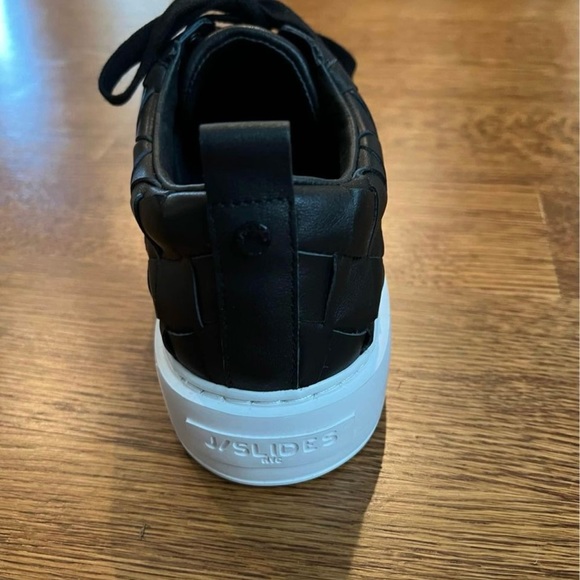 J/Slides black leather dede sneaker - Picture 4 of 5